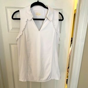 Lily Pulitzer sleeveless collared shirt